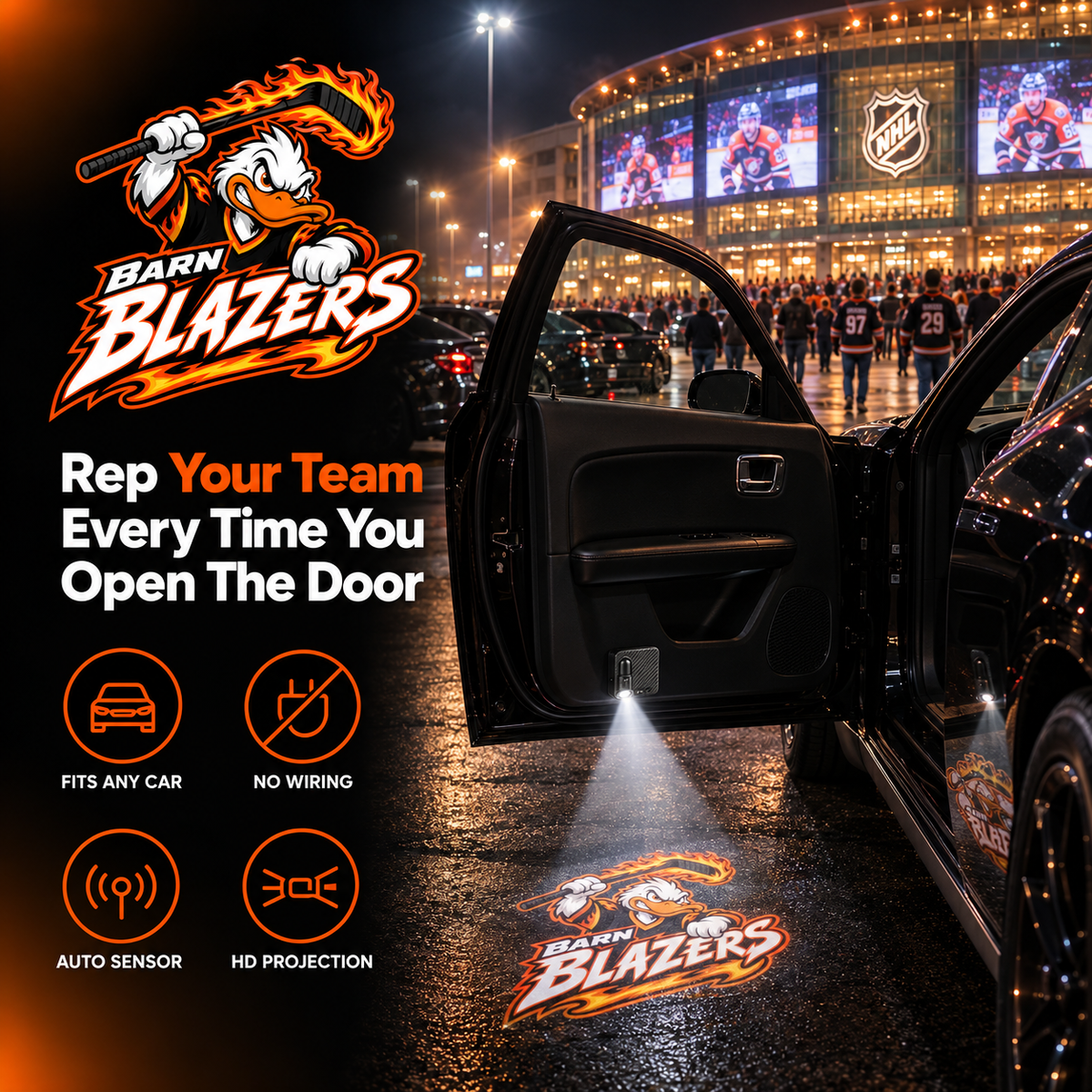 BarnBlazers™ Team Door Light